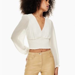 Aritzia Wilfred Wistful Blouse